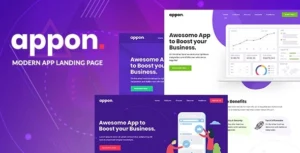 Appon – App & SaaS Software Theme,