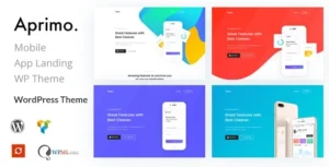 Aprimo – Mobile & App Landing WordPress Theme
