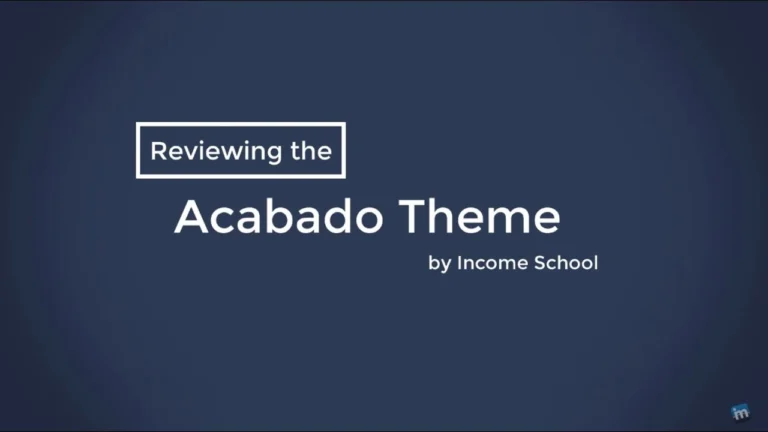 Acabado | Income School