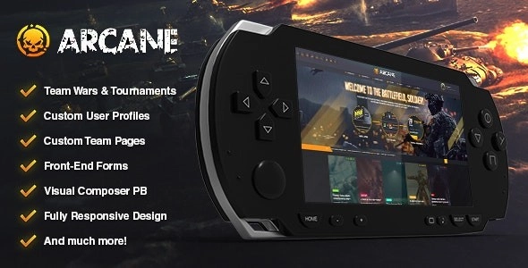 Arcane – The Gaming Community Theme