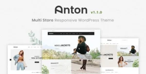 Anton – Multi Store Responsive WordPress Theme