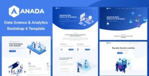 Anada – Data Science & Analytics WordPress Theme