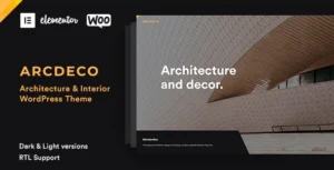 Arcdeco – Architecture Theme