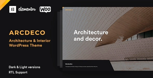 Arcdeco – Architecture Theme
