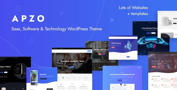 Apzo – Startup Software Saas WordPress