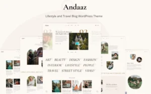 Andaaz – Lifestyle and Travel Blog WordPress Theme