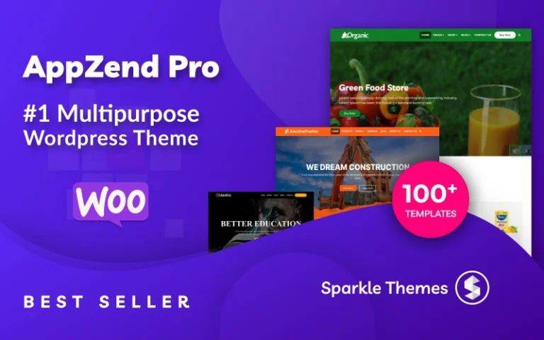 Appzend Pro – Multipurpose WordPress Themes