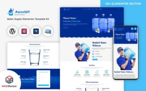 Aquashift – Drinking Water WordPress Delivery Services Theme WordPress Theme