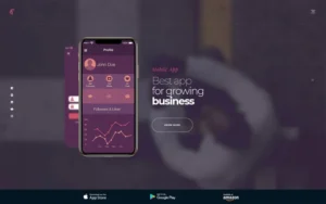 Appengo – Mobile App Landing Page WordPress Theme