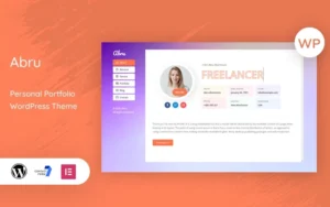 Abru – Personal and Portfolio WordPress Theme