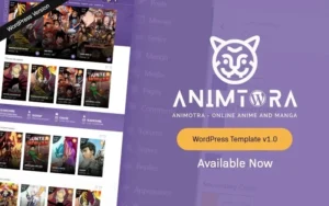 Animtora – Online Anime and Manga WordPress Theme