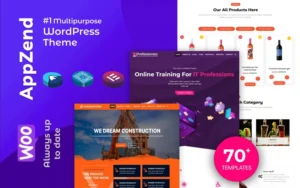 Appzend – Multipurpose Business WordPress Themes Free