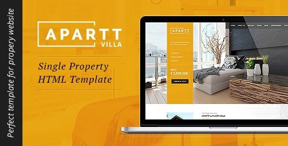APARTT VILLA – Single Property Real Estate WordPress Theme