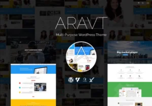 Aravt – Creative MultiPurpose WordPress Theme
