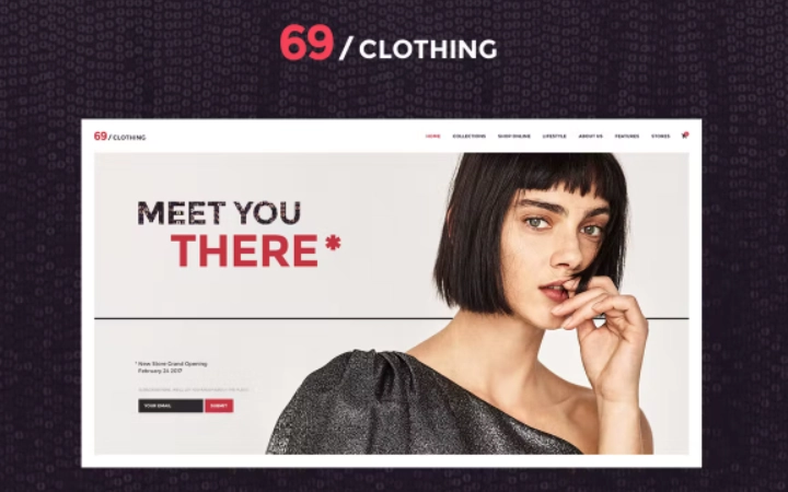 69 Clothing – Fashion Boutique WordPress Theme