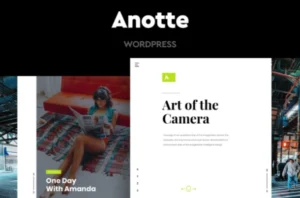 Anotte – Horizontal Photography WordPress Theme