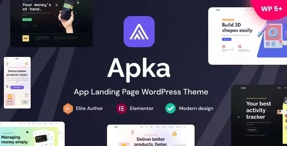 Apka – Crypto App & IT Solutions WordPress Theme