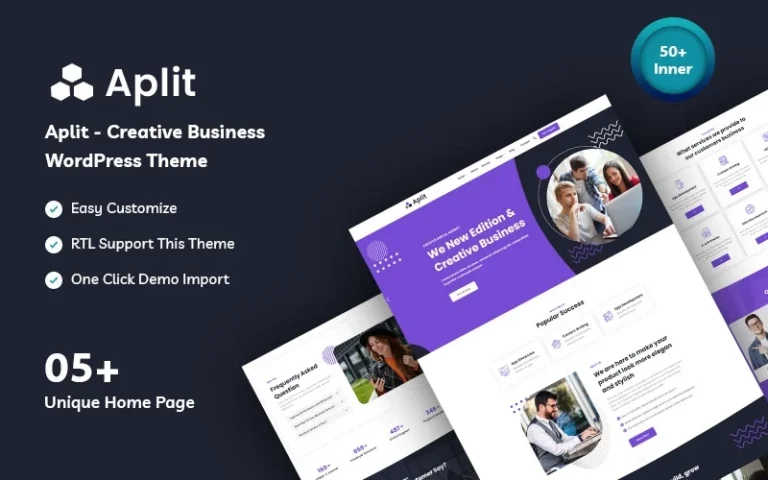 Aplit – Creative Business WordPress Theme
