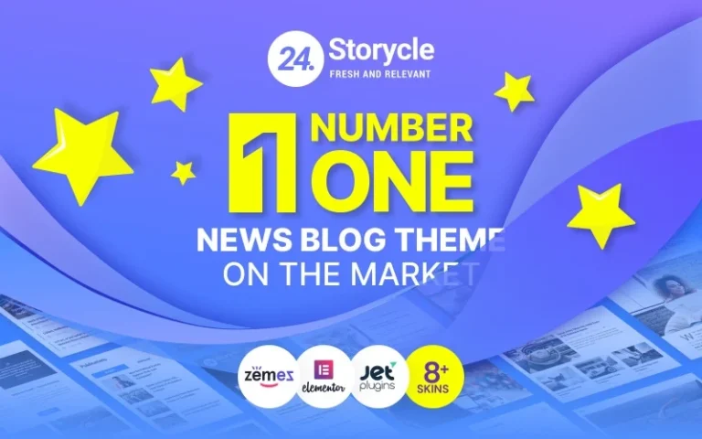 24.Storycle – Multipurpose News Portal WordPress Elementor Theme WordPress Theme