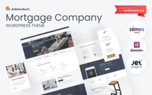 Addendum – Mortgage Company WordPress Theme