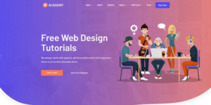 Acadamy – Education Responsive WordPress Theme