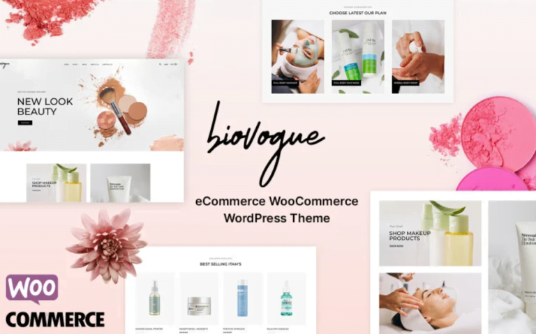 Biovogue Perfumes and Cosmetics WooCommerce Theme