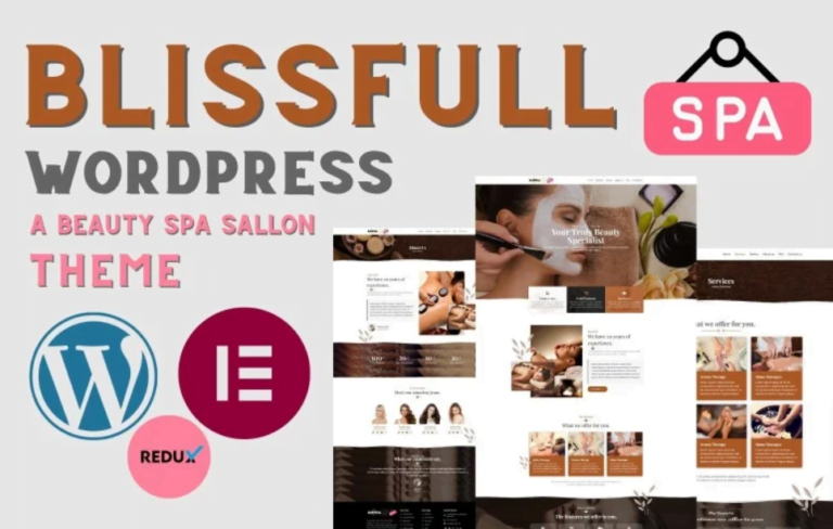 Blissfullspa – Your Truly Beautiful Specialist WordPress Theme