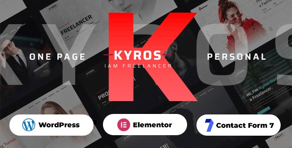 Kyros – Personal Portfolio CV Resume Theme