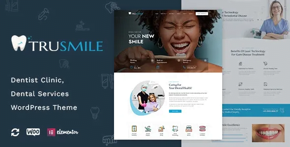 TruSmile – Dentist WordPress Theme