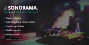 Sonorama – Music Band & Musician WordPress Theme