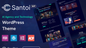 Santoi – AI Agency and Technology WordPress Theme