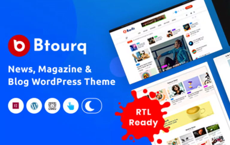 Btourq – WordPress News Magazine Theme