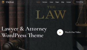 Ukilvai – Lawyer & Attorney WordPress Theme