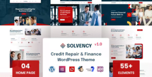 Solvency – Finance & Credit Repair WordPress Theme