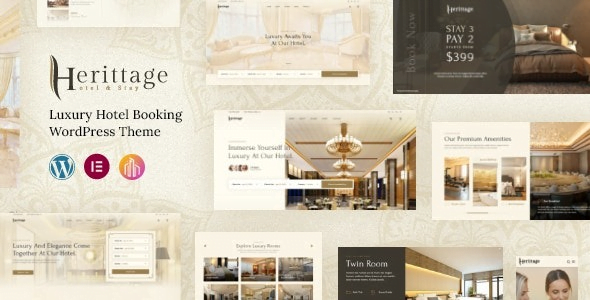 Herittage – Hotel Booking WordPress Theme