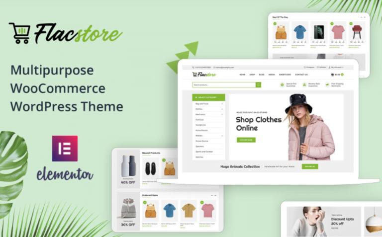 Flac Store – Fashion and Accessories WooCommerce Theme