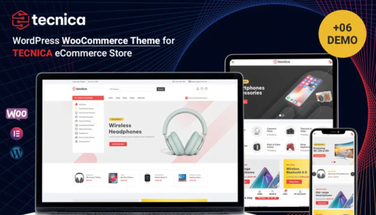 Tecnica – Electronic Multipurpose WooCommerce Theme