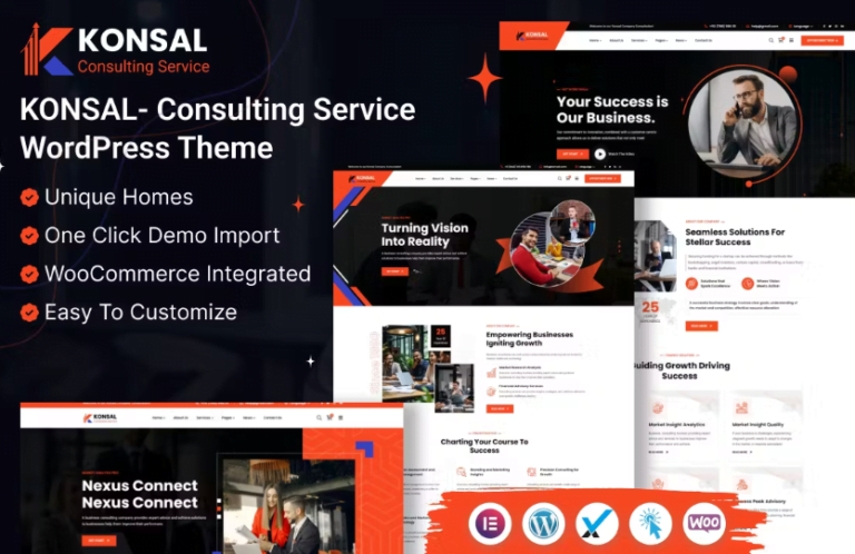 Konsal – Corporate Business & Consulting WordPress