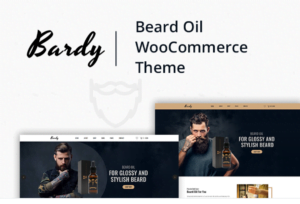 Bardy – Beard Oil WooCommerce Theme