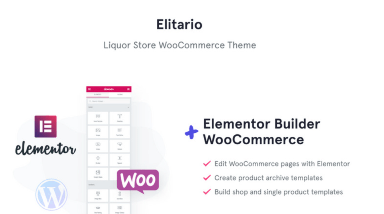 Elitario – Liquor Store WooCommerce Theme