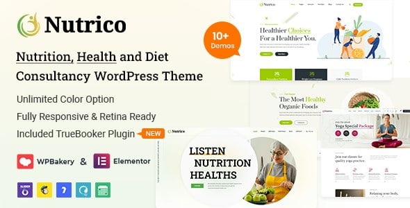 Nutrico – Nutrition Health Services WordPress Theme