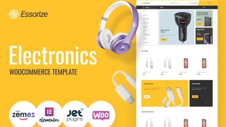 Essorize – Electronics ECommerce Classic Elementor WooCommerce Theme