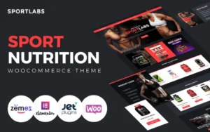 SportLabs – Sport Nutrition WooCommerce Theme