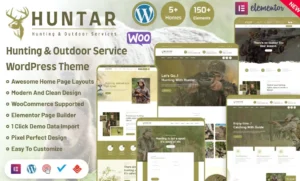 Huntar – Hunting & Outdoor WordPress Theme