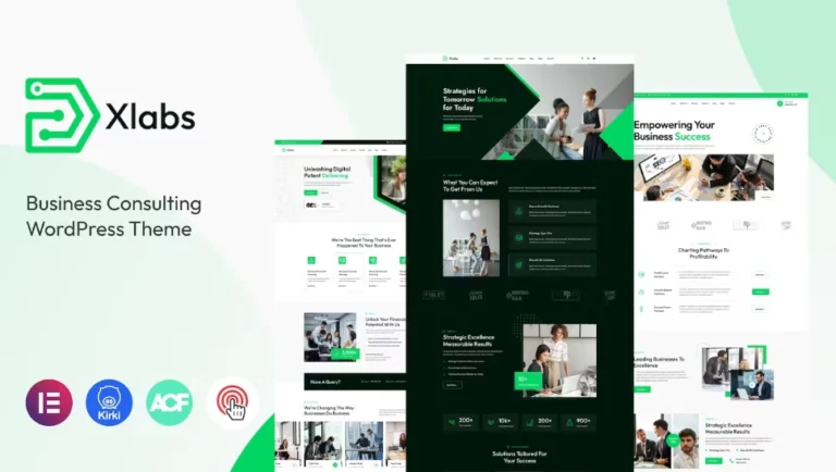 Xlab – Business Consulting WordPress Theme