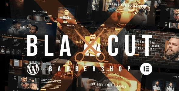 Blaxcut – Barbershop & Hair Salon WordPress Theme