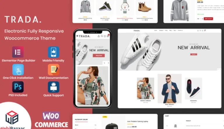 Trada – Fashion Shop Design WooCommerce Theme