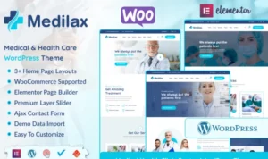 Medilax – Medical Service Health Clinic Doctor WordPress Theme