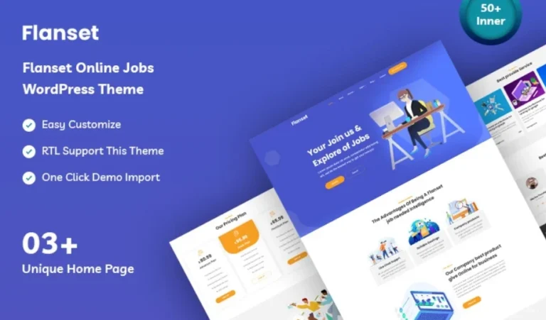 Flanset – Online Jobs WordPress Theme