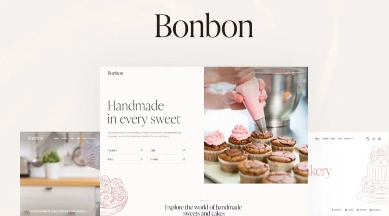 Bonbon  – Chocolate Sweets & Pastry Theme